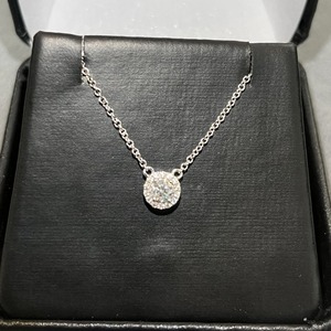 สร้อยคอจี้เพชรทรงโซลิแตร์แบบฮาโล ทองคำแท้ 14k ประดับเพชร VVS ที่ได้รับการรับรองจาก IGI สำหรับผู้หญิง ราคาขายส่ง - Product Image 6