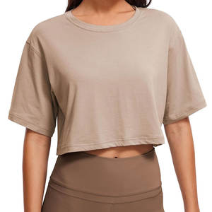 เสื้อครอประบายอากาศได้ดีสำหรับผู้หญิงเสื้อครอปแห้งเร็วผลิตในปากีสถาน - Product Image 3