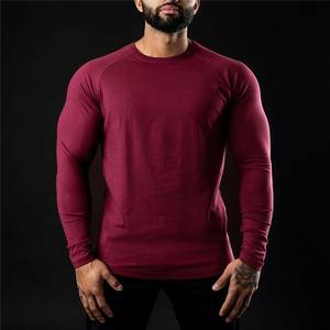 Camiseta de Compresión de Algodón para Hombre, Manga Larga, para Fitness, Deporte, Entrenamiento, Correr, Gimnasio, Ropa Deportiva de Secado Rápido con Diseño Estampado en la Parte Delantera - Product Image 3