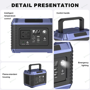 Centrale Électrique Portable <span class=keywords><strong>200</strong></span> Watts, Générateur Solaire Lithium-Ion à Onde Modifiée, pour Camping-Car, Démarreur de Voiture, Allume-Cigare, Pack de Secours - Product Image 4