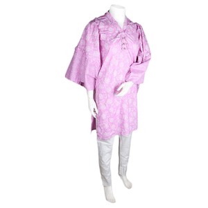 Traje de dos piezas estampado para mujer - Morado claro - Product Image 1