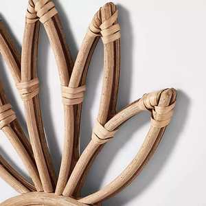 Diseño único en forma de piña espejo de pared de ratán decoración de la habitación de los niños espejo decorativo de lujo para el hogar - Product Image 3