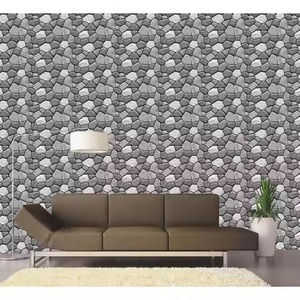 Azulejos de pared de cerámica mate satinada de piedra Natural 3D de 300x450mm OEM, azulejos exteriores de elevación de revestimiento de porcelana esmaltada Digital de 30x45 - Product Image 4