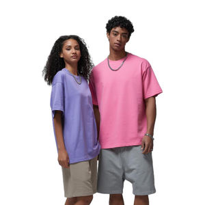 Camiseta pesada de gran tamaño de algodón puro, camiseta pesada, camiseta lisa en blanco para hombres - Product Image 1