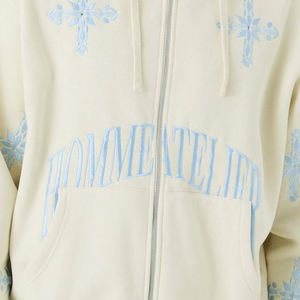 2025 entrenamiento personalizado Jogging cómodo cremallera sudaderas con capucha trajes conjunto de dos piezas chándal para hombre - Product Image 5