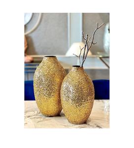 Exquisito florero de hierro único hecho a mano para interiores y exteriores, adecuado para decoraciones de bodas - Product Image 5