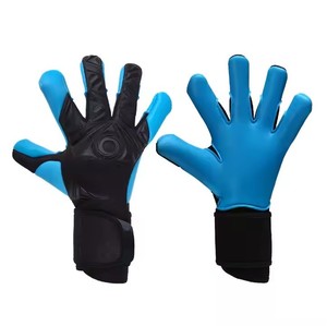 Premium Quality High Quality Breathable Lightweight Windproof Non-Slip Full <b>Finger</b> Leather Unisex Goalkeeper Gloves - Product Image 2