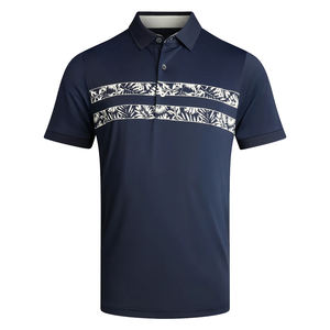 Al Aire Libre personalizado sublimación y bordado 100% poliéster deportes Golf botón abajo cuello polos más tamaño hombres polos - Product Image 3