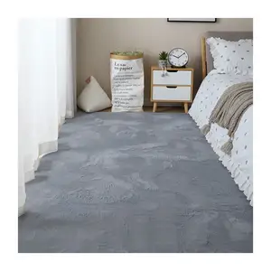 Fluffy Soft Area Rug Carpet For Bedroom Anti-Slip Rug For Living Room Furry Rug For Children Teen Room Non Shedding