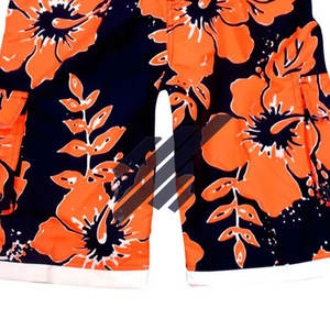 Short décontracté à sublimation pour homme 100% toile de coton léger et meilleur design dernier style motif solide - Product Image 4