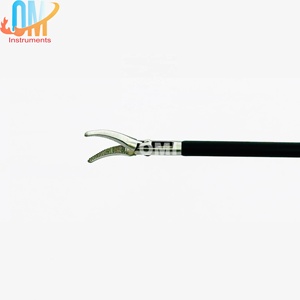 <b>Laparoscopic</b> Bipolar Curved Metzenbaum Forceps Minimally Invasive Surgery Curved Jaw Precision Tissue Dissection Stainless Steel - Product Image 2