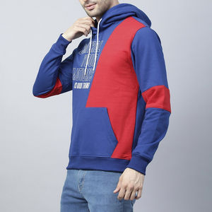 Nouvel arrivage Pull à capuche d'hiver pour hommes décontracté surdimensionné à manches longues thermique polaire entraînement solide à capuche coupe-vent respirant - Product Image 3