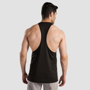 Camiseta sin mangas negra para hombre - Product Image 3
