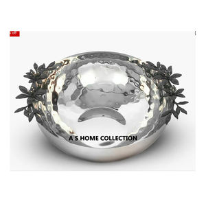 ชามตกแต่งห้องครัวและอุปกรณ์อาหารเย็นชามตกแต่งทรงกลมทำจากโลหะเคลือบเงา - Product Image 6