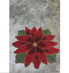 Napperon perlé fait main nouveau design pour table à manger napperons décoratifs de luxe pour décoration de cuisine - Product Image 1