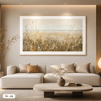 Tableau mural floral de haute qualité sur toile, édition Vietnam, marque HALO, peinture originale faite à la main, impression numérique, encadré, modèle F6-A6