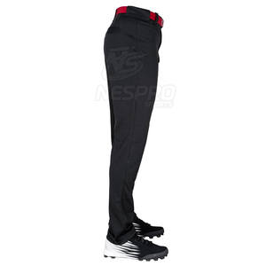 Nuevos pantalones de béisbol lisos transpirables, diseño personalizado para hombre, 100% poliéster, logotipo personalizado, precio al por mayor - Product Image 6