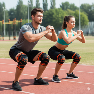 Rodilleras Deportivas RexFit OEM con Logotipo Personalizado para Sentadillas, Levantamiento de Pesas, CrossFit y Gimnasio, Soporte de Fitness con Logotipo Personalizado - Product Image 3