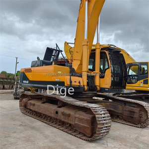 Excavadora de cadenas pesada Hyundai R485LVS usada de 48 toneladas con motor Cummins de 263 kW, cucharón de 2 m³ y piezas principales de la bomba hidráulica - Product Image 5