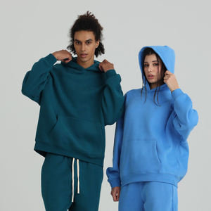 Sudadera con Capucha Extra Grande para Hombre, de Felpa de 280g, de Alta Calidad, con Logotipo Personalizado OEM, Diseño Sólido, Anti-Pilling, Servicio ODM, Talla Grande - Product Image 2