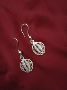 Wholesale Premium Quality Indian <b>Silver</b> Filigree <b>Stud</b> <b>Earrings</b> <b>Silver</b> Plated Women - Product Image 2