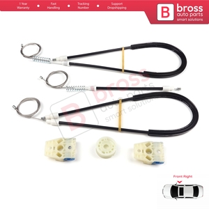 Kit de réparation de lève-vitre électrique BWR783, côté droit, pour Golf MK5 A5 1K 1K1 2003-2009, 3 portes, hayon, coupé, 1K3837462 - Product Image 2