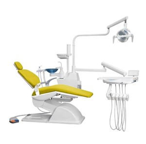 Chaises d'examen dentaire multifonctionnelles de haute qualité lumière LED 3 unités compresseur d'air vente de plastique électrique fournisseur indien - Product Image 4