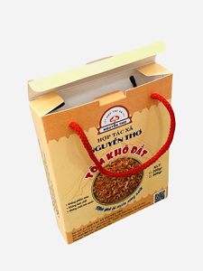 Premium 100% Natural Dry Ground Shrimp Specialty Ca Mau Cajas de automontaje Materiales reciclados sellados al vacío Papel agrícola - Product Image 5