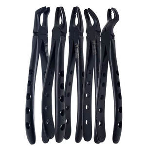 Juego de 5 piezas de acero inoxidable de grado quirúrgico de alta calidad, pinzas de extracción dentales de agarre profundo precisas, Manual dentado - Product Image 1