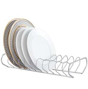 Soporte de placa de cocina modular de acero inoxidable soporte de almacenamiento utensilios de cocina encimera decorativa Decoración de mesa de hogar y restaurante - Product Image 3