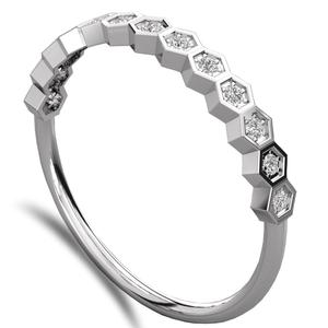 Anillo de compromiso de laboratorio con certificado de laboratorio para colección de mujeres Anillo de diamante certificado por IGI e Ingemco en India Precio al por mayor - Product Image 3