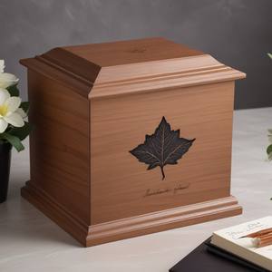 Best Biodegradable Solid Natural Wood Ashes Cremation Urn Indian Manufacturer's <b>Funeral</b> <b>Supplies</b> - Product Image 2