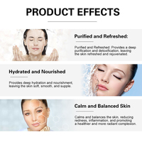 Masque facial en argile de boue de la mer Morte au curcuma et au thé vert en marque propre, nettoyage en profondeur, élimination des points noirs, minimisation des pores, soin de la peau
