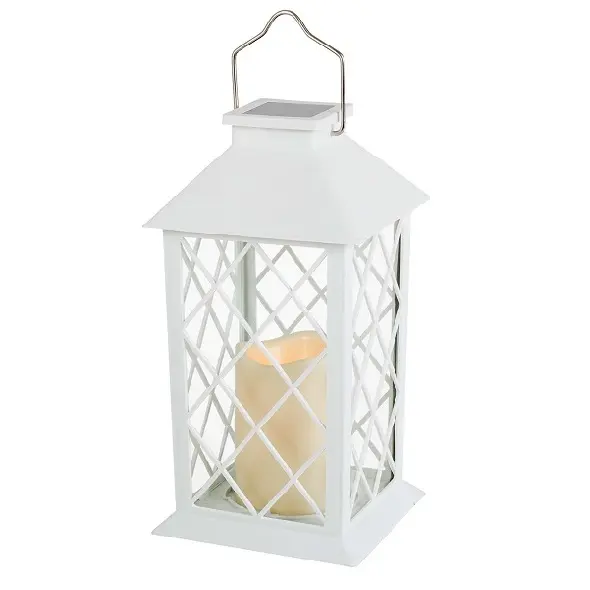 Nouvelle lanterne décorative de couleur blanche, nouveau bougeoir classique et élégant, lanterne de bougie traditionnelle de qualité supérieure au meilleur prix