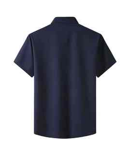 T-shirts pour hommes en bleu clair, dernier design, 100% coton, tricot de haute qualité, respirant, manches courtes, couleur unie pour - Product Image 2