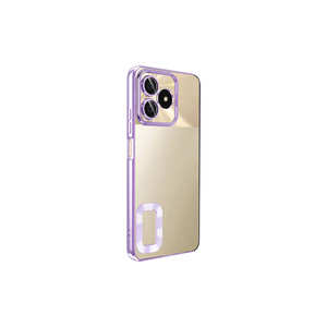 Funda de silicona Netzy Omega Series con logo recortado para Realme C53, cubierta protectora de cámara estilo Ins, modelo Purple-11pro - Product Image 6