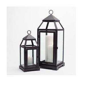Stylish Outdoor Decorative <b>Lantern</b> Newest Design High Quality Metal & Glass <b>Candle</b> <b>Lantern</b> for Hotel Decoration 2025 - Product Image 1