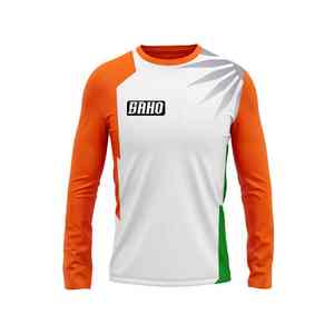 Design personnalisé GAA crewneck avec ourlet côtelé tissu polaire de coton pour le football camogie hurling joueurs OEM quantité minimale de commande Pakistan - Product Image 3