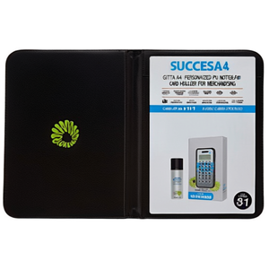 Gitta A4 Blocco Note Personalizzato in PU e Porta Biglietti da Visita per Merchandising - Product Image 3