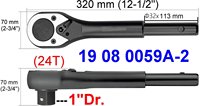 Tête de cliquet interchangeable 1" 24T