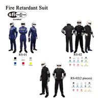 Combinaison de course automobile unisexe pour adultes Beltenick RS-01J SFI 3.2A/1 en coton ignifuge FR