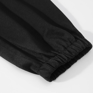 Pantalones de chándal de poliéster de entrenamiento estirados personalizados, pantalones de correr para hombre, pantalones lavados de gimnasio informales con diseño y tamaño personalizados - Product Image 5