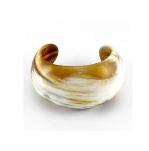 Brazalete Artesanal de Cuerno de Búfalo Natural Pulido, Pulsera Étnica para Mujer, Joyería de Moda, Regalo Sostenible - Product Image 5