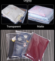 Grands sacs à fermeture éclair réutilisables personnalisés pour la promotion, pour l'emballage de cosmétiques, de vêtements, de chaussures