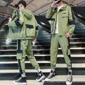 Vente en gros Vêtements de ville pour hommes Ensemble pantalon de survêtement à capuche en coton personnalisé Éponge française Séchage rapide Grande taille Vente en gros Survêtements hauts - Product Image 6