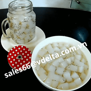 เวียดนามผลิตชานมไข่มุก รสผลไม้ เจลลี่มะพร้าว น้ำเชื่อมนาตาเดโคโค ยี่ห้อลิลลี่เวียดเดลต้า รสผลไม้ ใช้ได้ทันที 1 กก. ได้รับการรับรองฮาลาล - Product Image 5