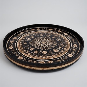 Plaque de chargeur en résine de poussière de cuivre infusée de particules métalliques offrant une esthétique de design industriel de luxe riche - Product Image 6