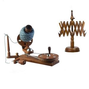 Enrouleur de fil indien traditionnel en bois de manguier pour enrouler le fil à billes Enrouleur rapide Kit de tricot Enrouleur de fil au prix de gros Inde - Product Image 3