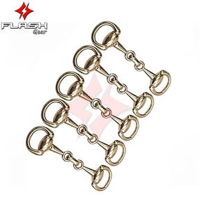 Bridon de haute résistance en acier inoxydable de 5 pouces, robuste, pour l'équitation FLASH GEAR FG-Bridons d'équitation - Product Image 2