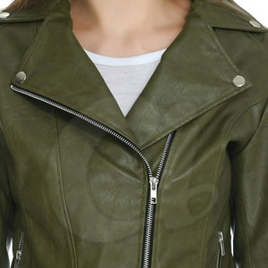 เสื้อแจ็คเก็ตหนังแท้สำหรับผู้หญิง แบรนด์ส่วนตัว เป็นมิตรกับสิ่งแวดล้อม กันน้ำ กันลม สำหรับฤดูหนาว ระบายอากาศได้ดี ผ่านกระบวนการผลิตที่สมบูรณ์แบบ - Product Image 6